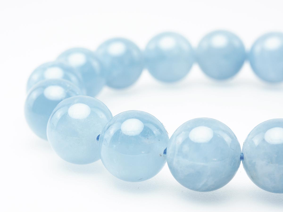 アクアマリン ブレスレット Aquamarine 12mm 111-2514