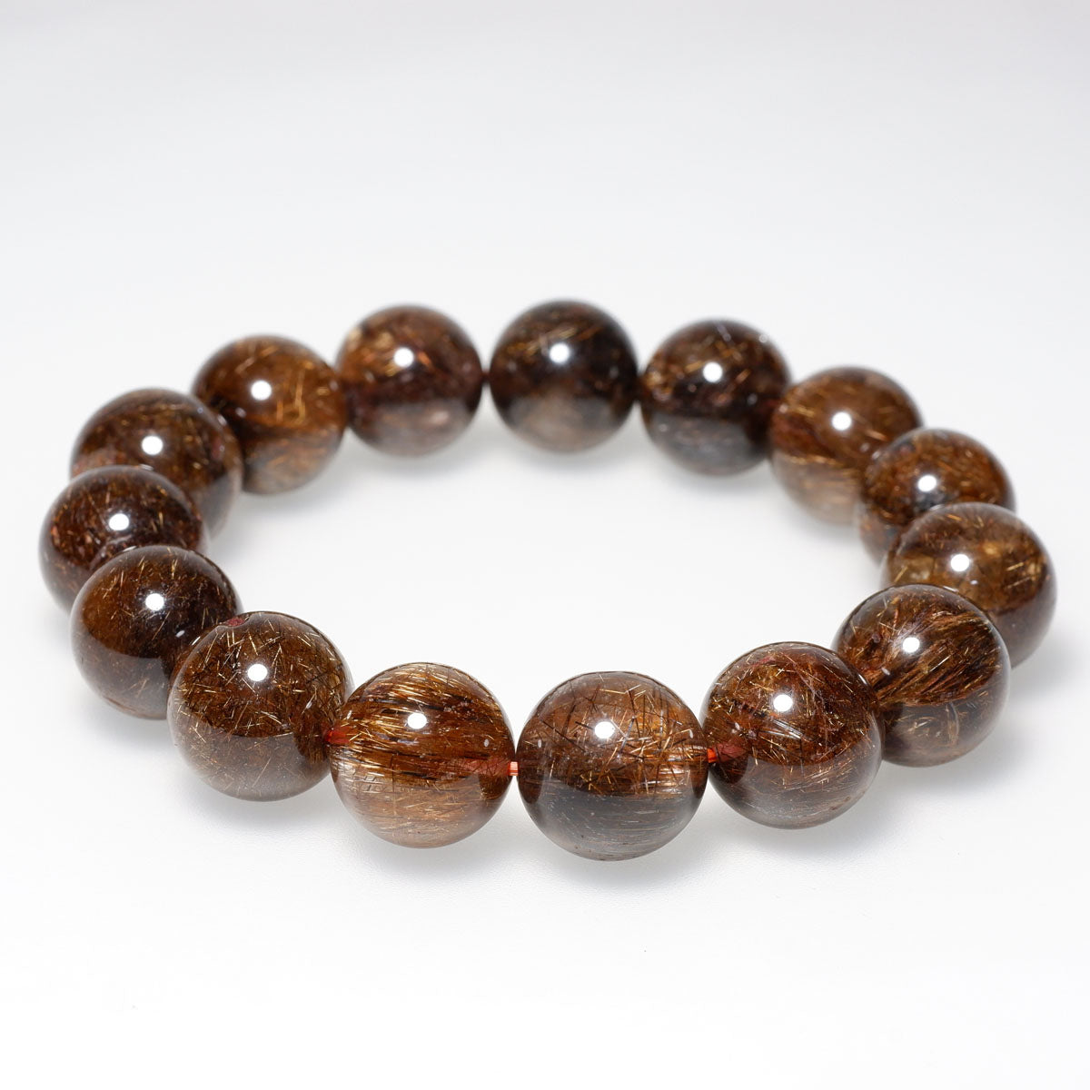 ブロンズルチル ブレスレット 15mm 111-2639 – 天然石・パワーストーン