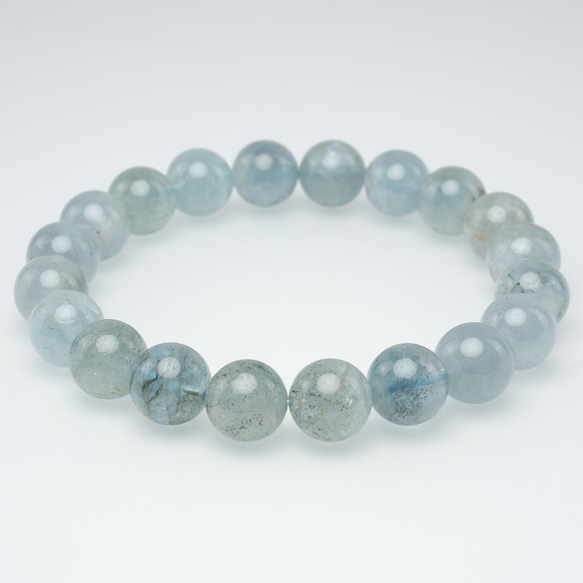 アクアマリン ブレスレット 10mm メール便可 [M便 1/10] 111-26910 