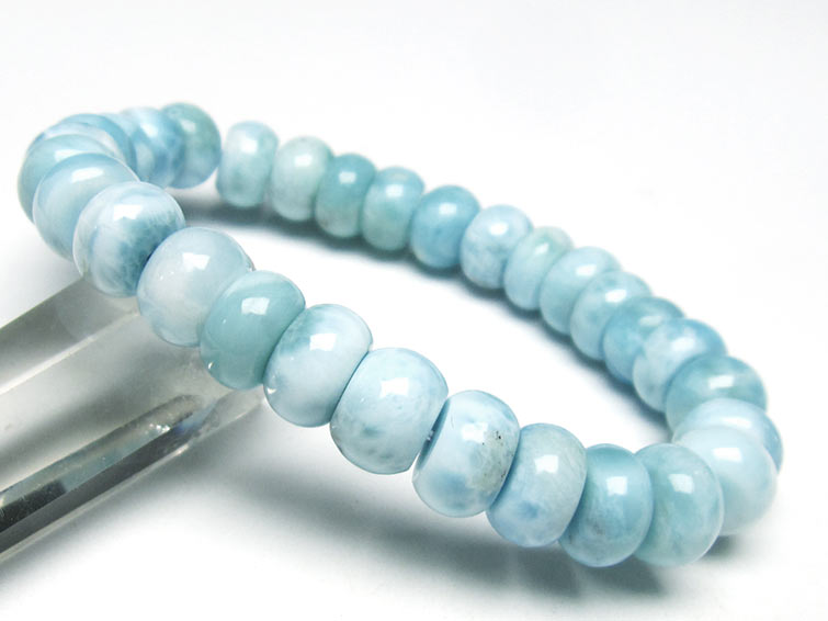 ラリマー ブレスレット ラリマール 本物 11mm 一点物 111-34231