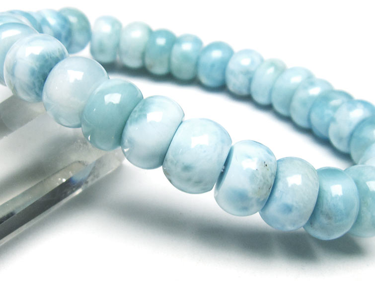 ラリマー ブレスレット ラリマール 本物 11mm 一点物 111-34231