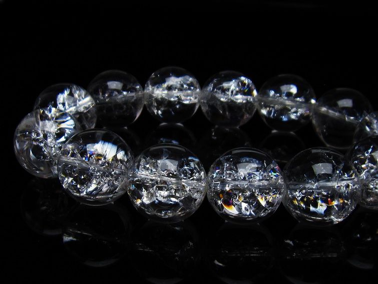 アイリスクォーツ 水晶 ブレスレット 18mm 一点物 111-35508 【sold out】