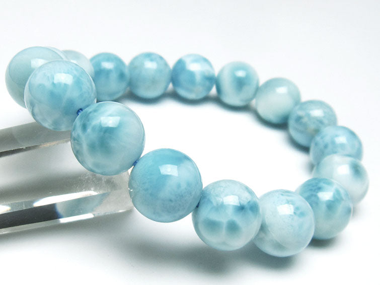 ラリマー ブレスレット 13mm 一点物 111-38036