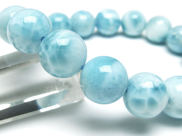ラリマー ブレスレット 13mm 一点物 111-38036