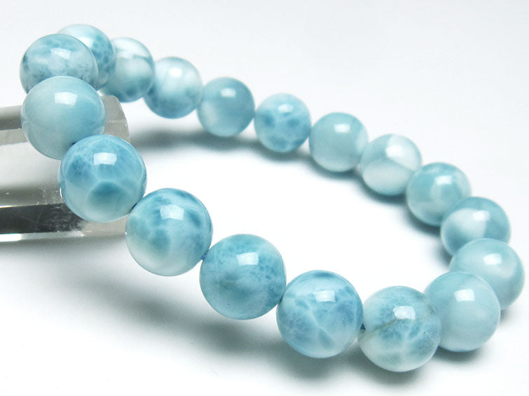 ラリマー ブレスレット 11mm 一点物 111-38040