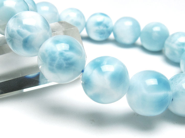 ラリマー ブレスレット 13mm 一点物 111-38052