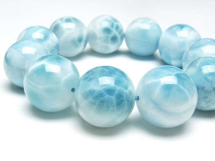 ラリマー ブレスレット 22mm 一点物 111-38057