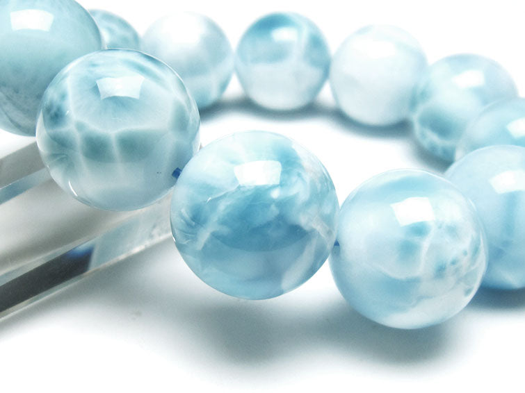 ラリマー ブレスレット 19mm 一点物 111-38060