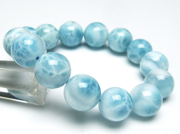 ラリマー ブレスレット 16mm 一点物 111-38062
