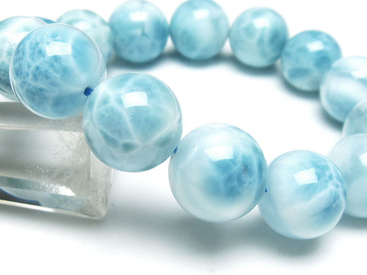 ラリマー ブレスレット 16mm 一点物 111-38062