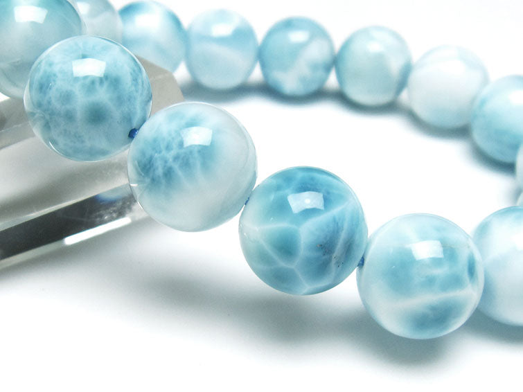 ラリマー ブレスレット 13mm 一点物 111-38063