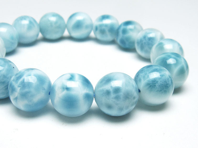 ラリマー ブレスレット 13mm 一点物 111-38063