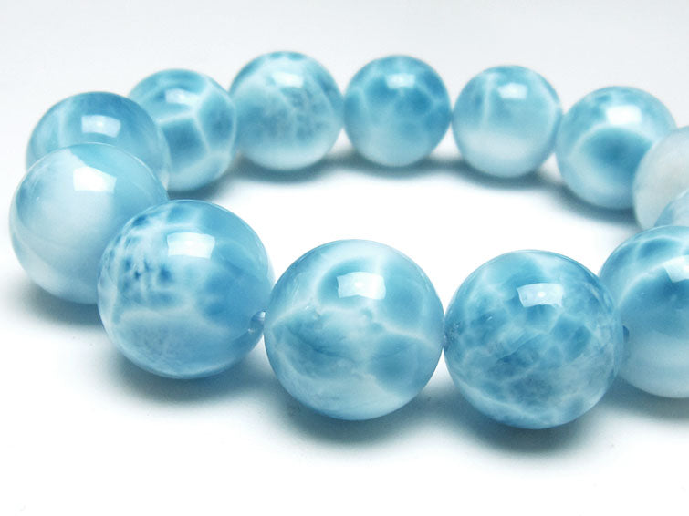 ラリマー ブレスレット 17mm 一点物 111-38068