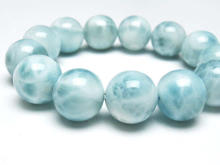 ラリマー ブレスレット 16mm 一点物 111-38081