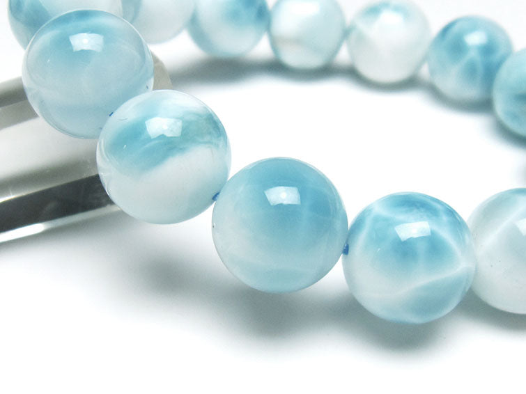ラリマー ブレスレット 14mm 一点物 111-38083