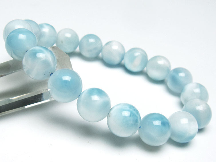 ラリマー ブレスレット 12mm 一点物 111-38086