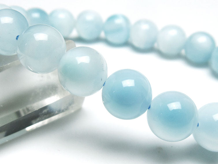 ラリマー ブレスレット 10mm 一点物 111-38089