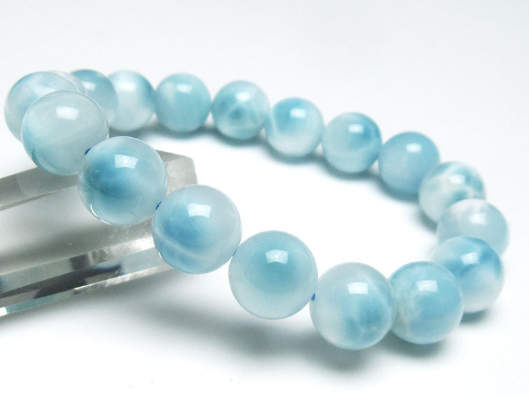 ラリマー ブレスレット 12mm 一点物 111-38091