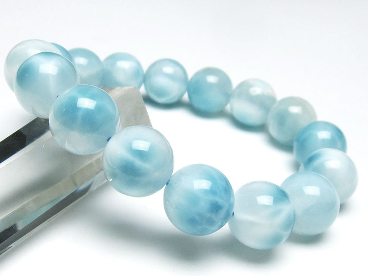 ラリマー ブレスレット 13mm 一点物 111-38092