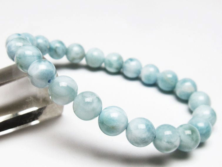 ラリマー ブレスレット 8mm 一点物 111-38146