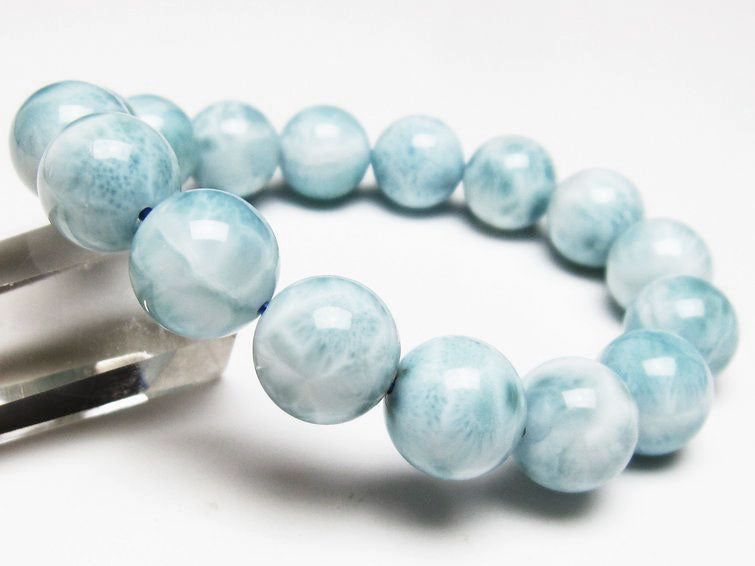 ラリマー ブレスレット 13mm 一点物 111-38173