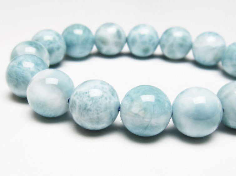 ラリマー ブレスレット 13mm 一点物 111-38173