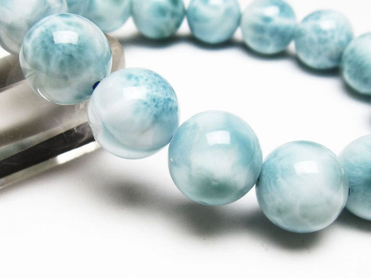 ラリマー ブレスレット 13mm 一点物 111-38174
