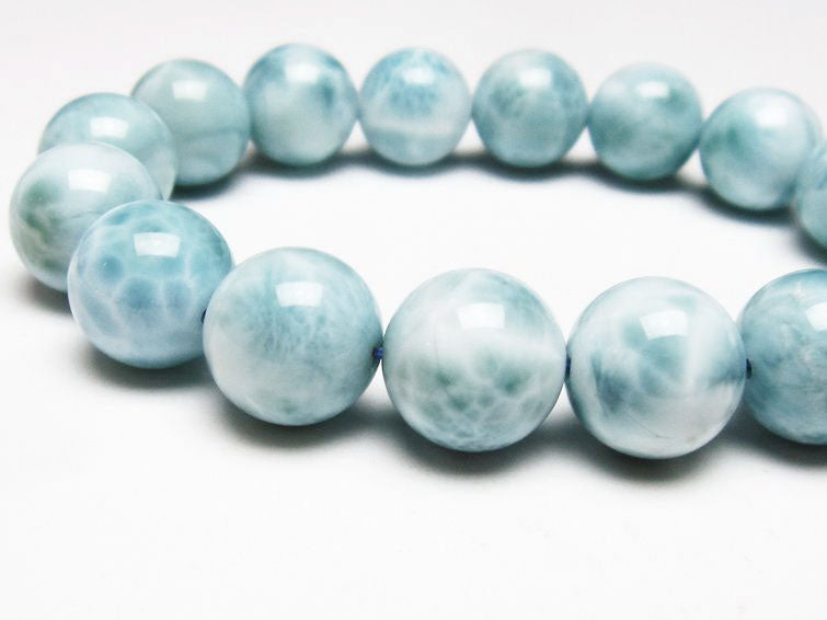 ラリマー ブレスレット 13mm 一点物 111-38174