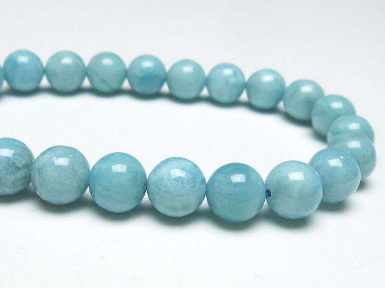 ラリマー ブレスレット 8mm 一点物 111-38252