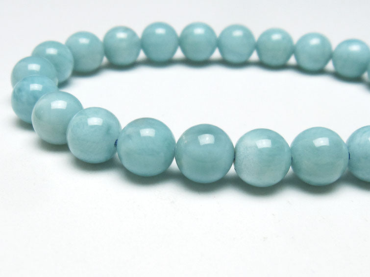 ラリマー ブレスレット 8mm 一点物 111-38257