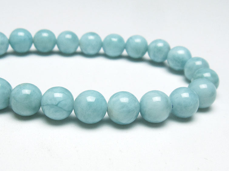 ラリマー ブレスレット 8mm 一点物 111-38259
