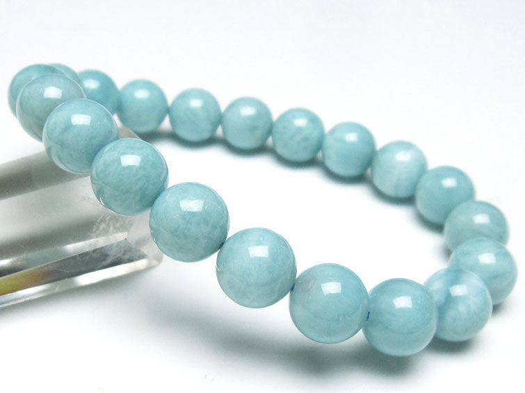ラリマー ブレスレット 10mm 一点物 111-38271