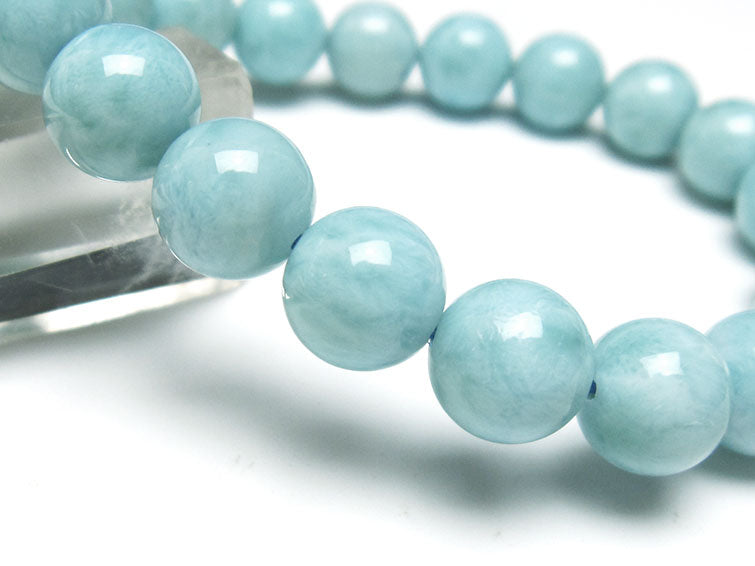 ラリマー ブレスレット 10mm 一点物 111-38273