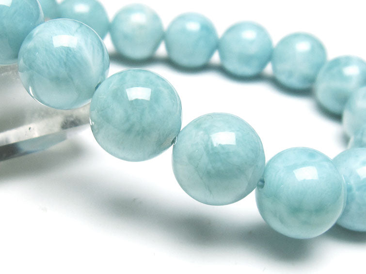 ラリマー ブレスレット 12mm 一点物 111-38279