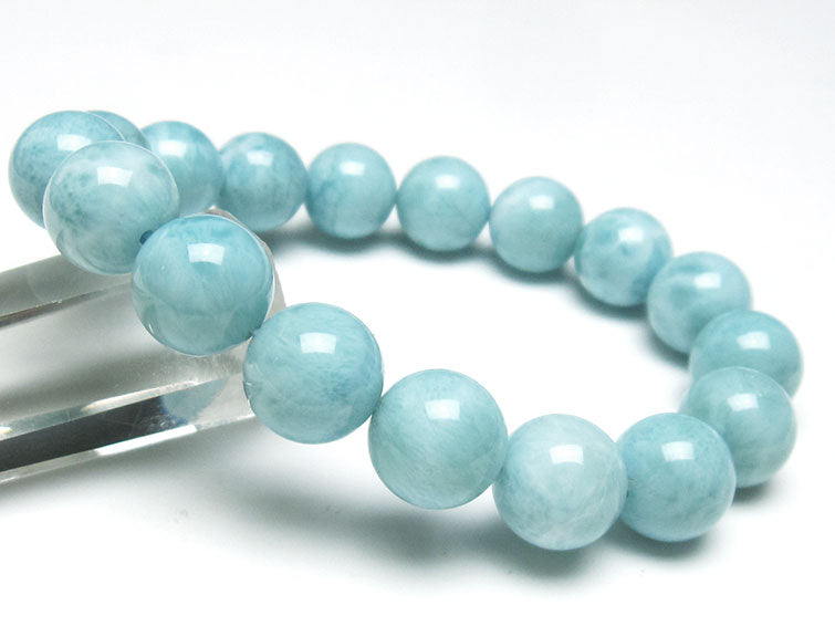 ラリマー ブレスレット 12mm 一点物 111-38280