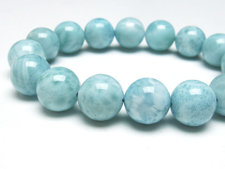 ラリマー ブレスレット 13mm 一点物 111-38283