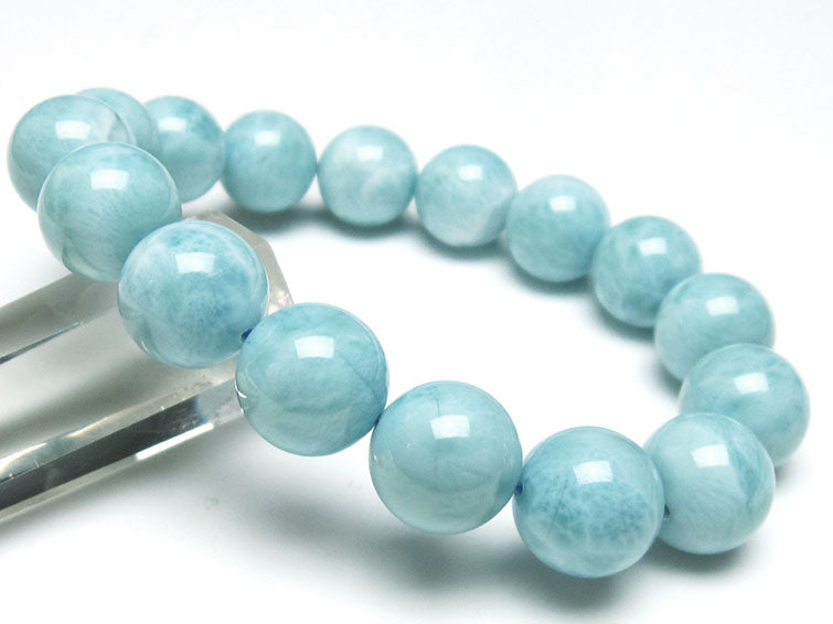 ラリマー ブレスレット 13mm 一点物 111-38284