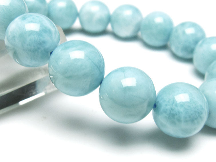 ラリマー ブレスレット 13mm 一点物 111-38284