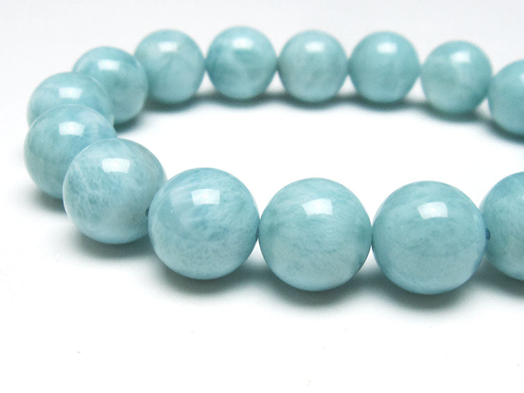 ラリマー ブレスレット 12mm 一点物 111-38286
