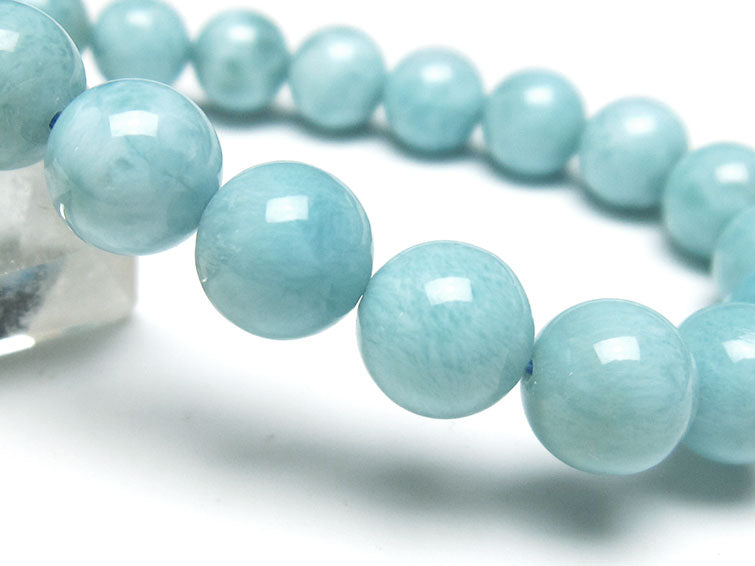 ラリマー ブレスレット 10mm 一点物 111-38292