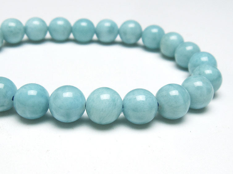 ラリマー ブレスレット 8mm 一点物 111-38307