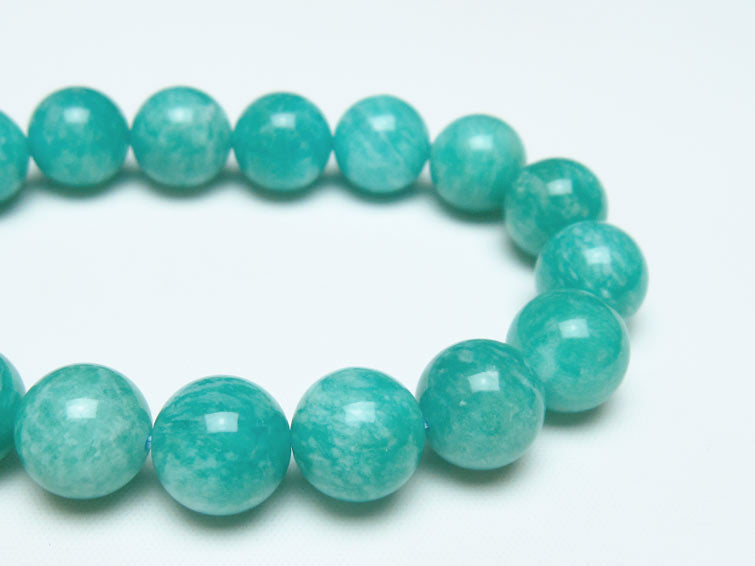アマゾナイト ブレスレット 12mm 一点物 111-40986