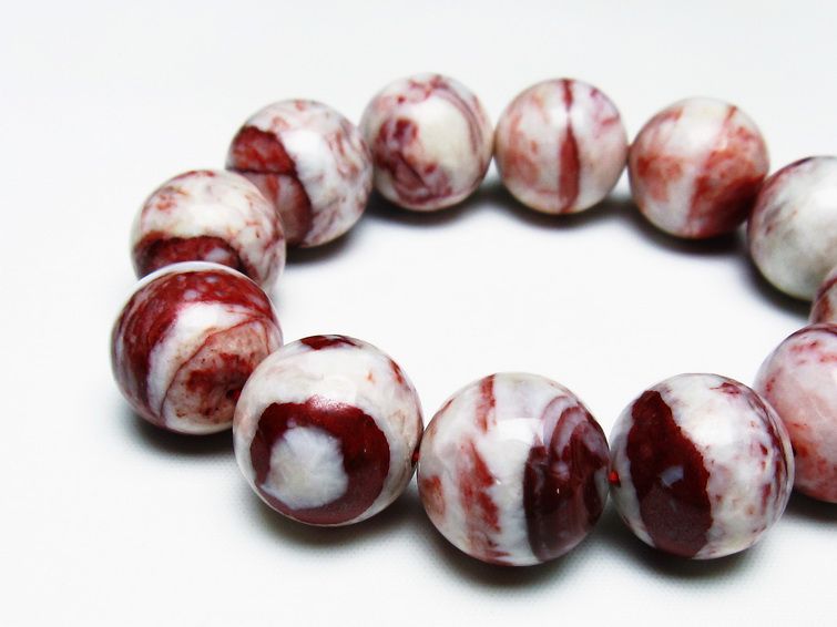 シナバーインクォーツ ブレスレット 18mm 一点物 111-44354
