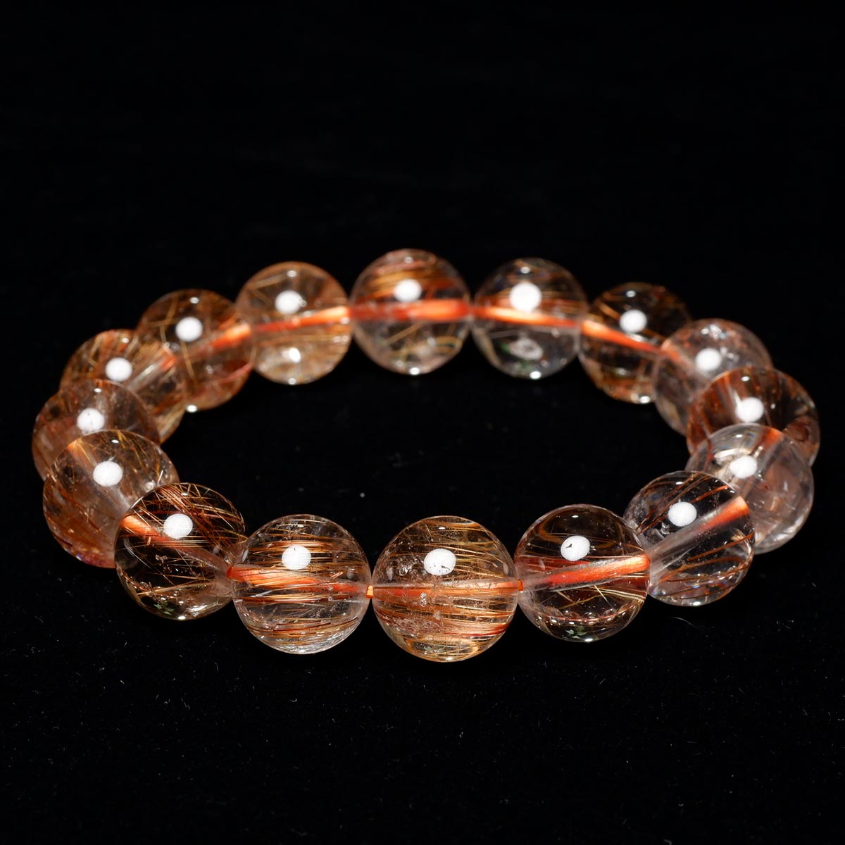 ルチルクォーツ ブレスレット キャッツアイルチル 13mm 111-45912