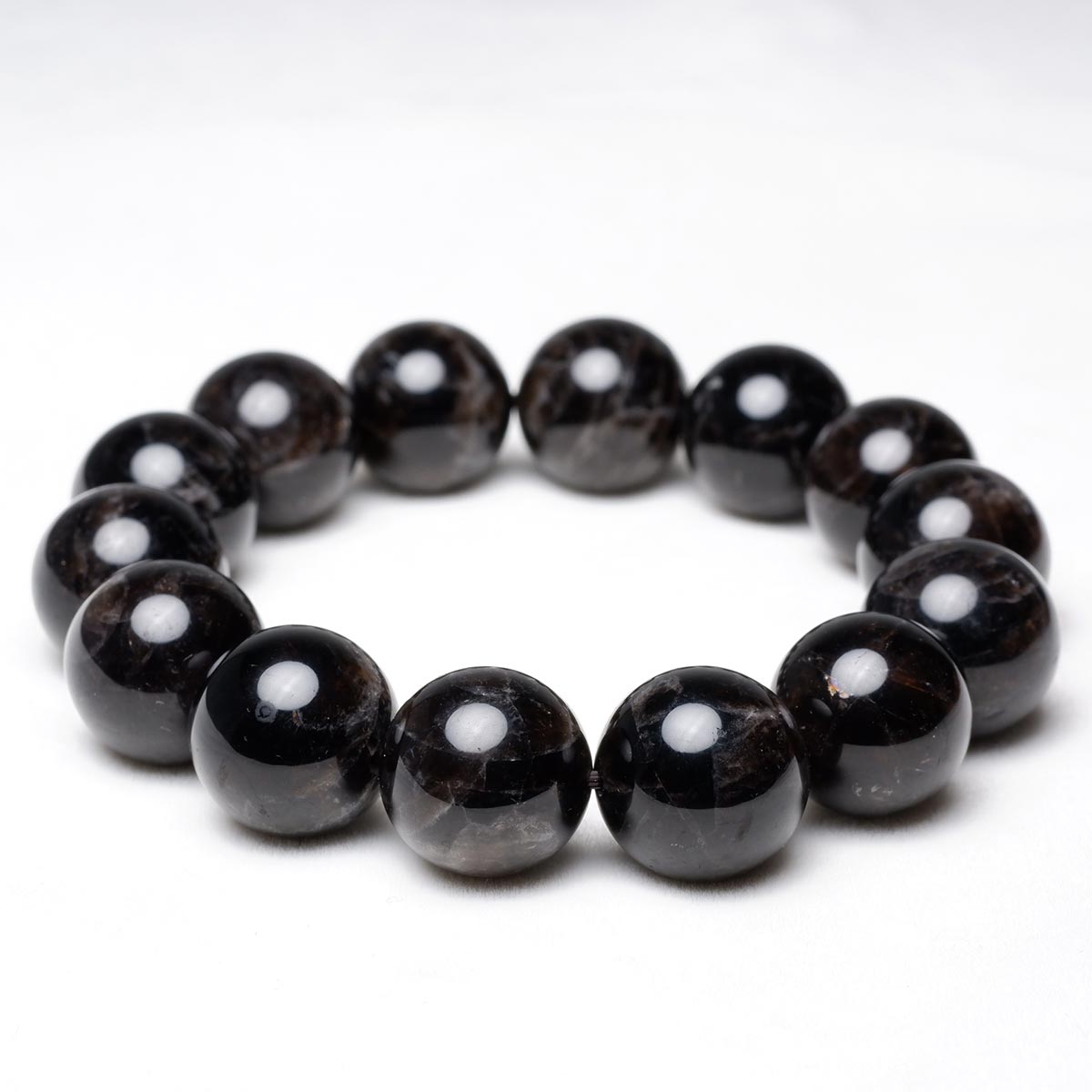 モリオン 黒水晶 ブレスレット 16mm 一点物 メール便可 [M便 1/10] 111