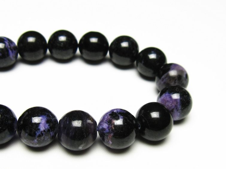 チャロアイト ブレスレット 13mm 一点物 メール便可 111-49245 【sold out】