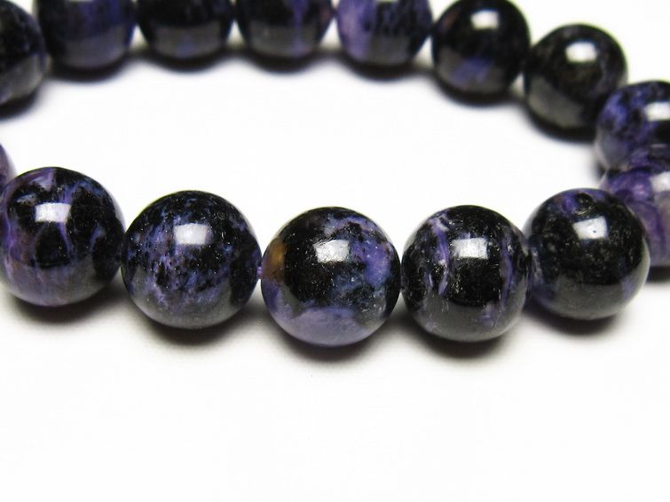チャロアイト ブレスレット 12mm 一点物 メール便可 111-49253 【sold out】