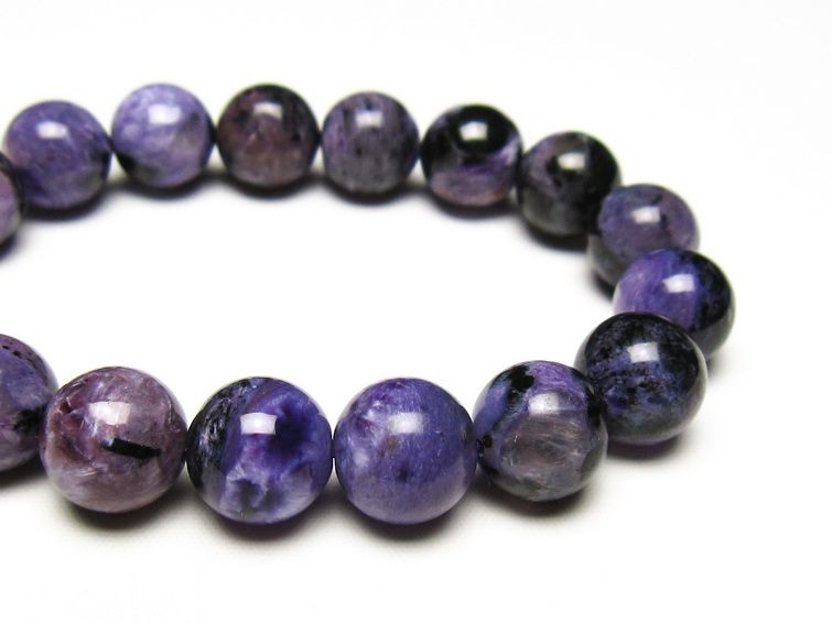 チャロアイト ブレスレット 12mm 一点物 メール便可 111-49267 【sold out】