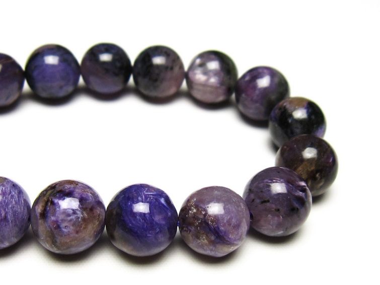 チャロアイト ブレスレット 13mm 一点物 メール便可 111-49269