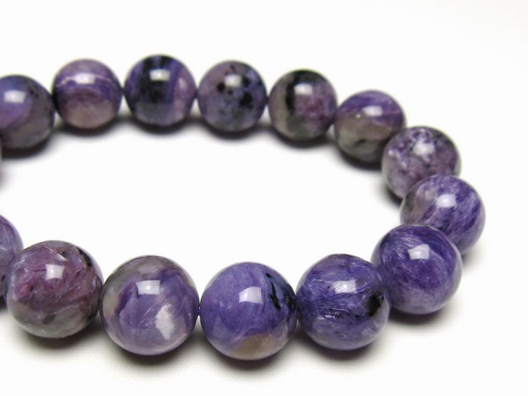 チャロアイト ブレスレット 13mm 一点物 メール便可 111-49277 【sold out】
